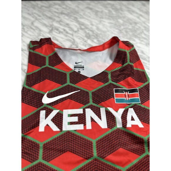 Nike DRI FIT ADV Team Kenya Aeroswift Mens XL Running Singlet CK3470 602 NEW - Picture 6 of 7